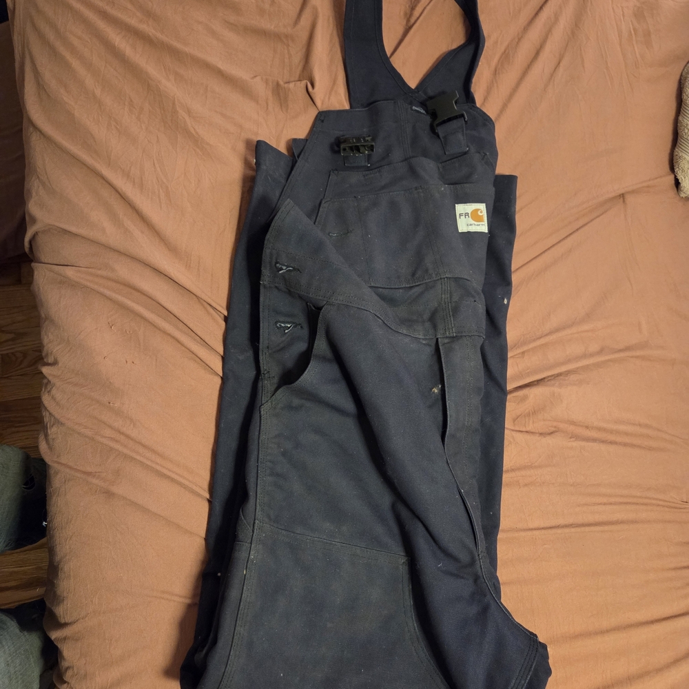 Carhartt Dark Blue Work Overalls